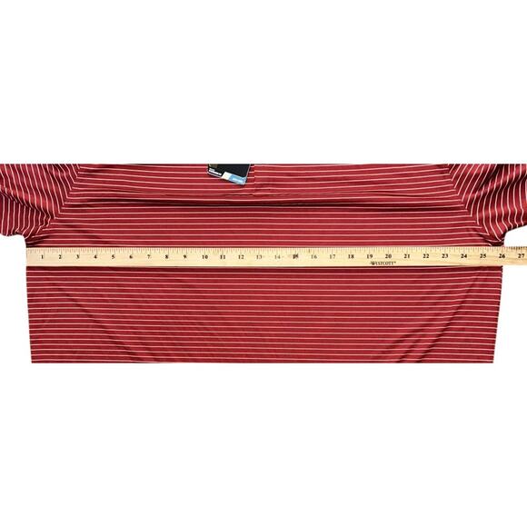 NWT Nike Tour Performance Dri-Fit Red Stripe Birmingham Mayor's Polo Shirt 2XL - Picture 2 of 8